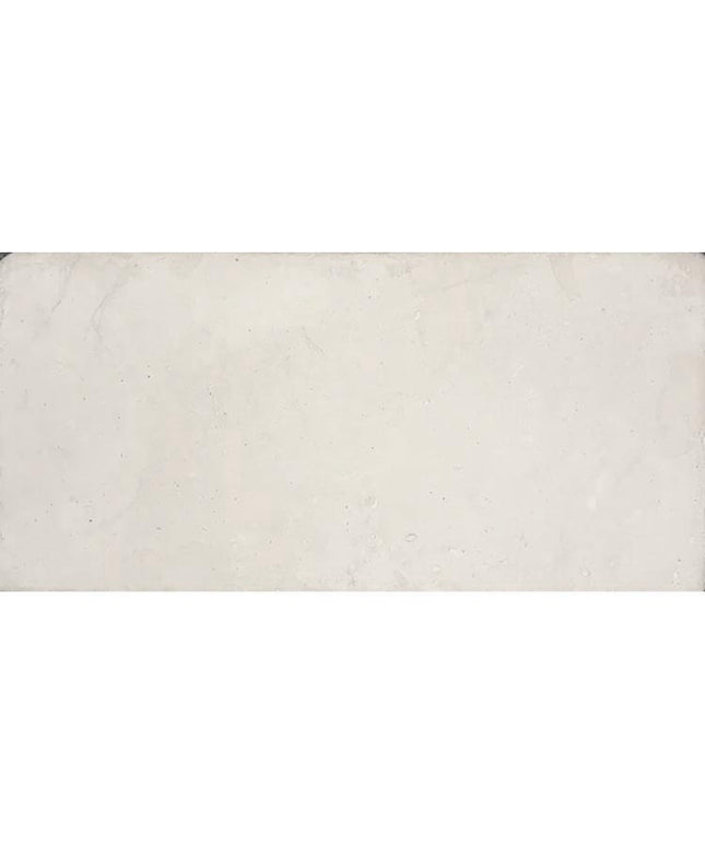 Rectangular Italian terracotta crema tile with smooth, light beige finish for floors and walls