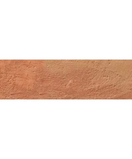 Italian terracotta 3x12 natural tile with rustic textured surface
