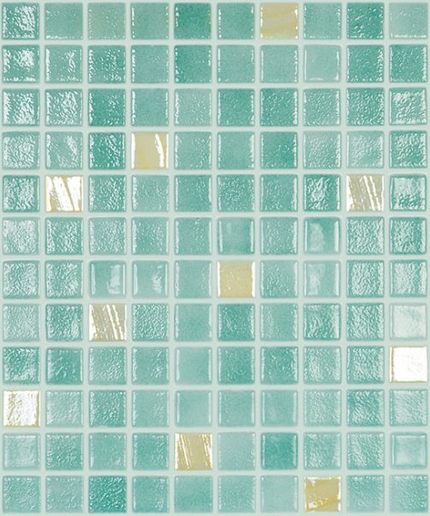 color plus squares glass mosaic 1x1 Color Plus Jade