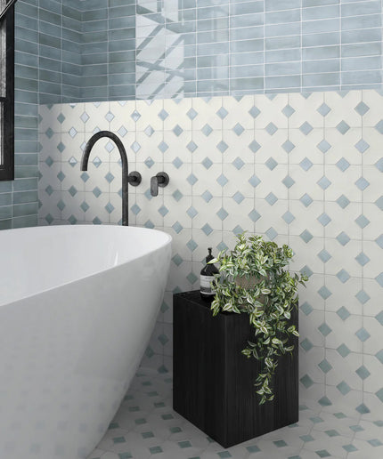 Kasbah Cross Porcelain Tile Matte 5X5