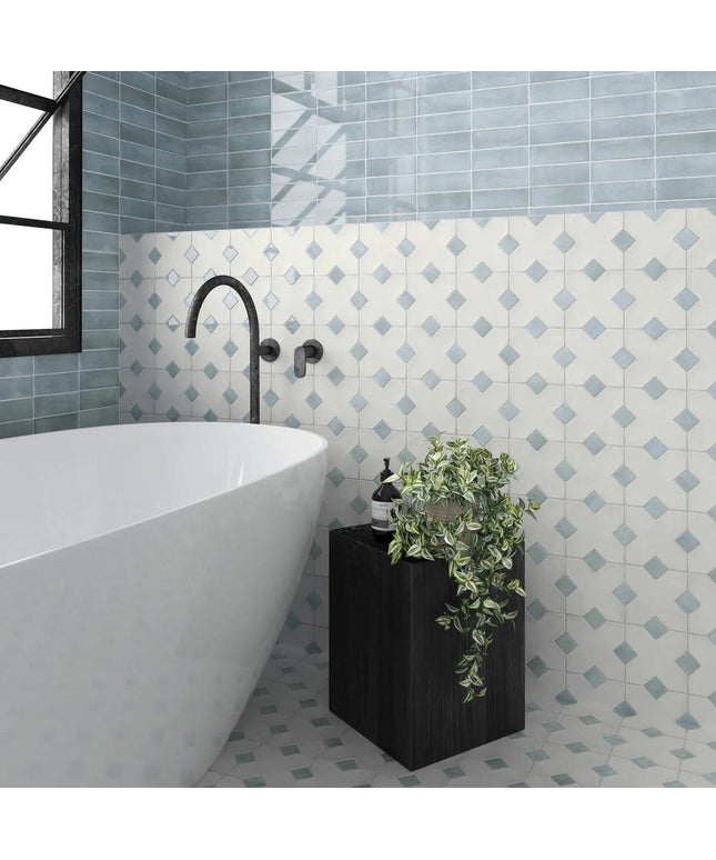Kasbah Cross Porcelain Tile Matte 5X5