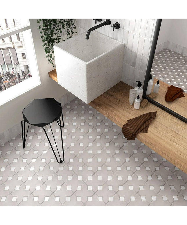 Kasbah Cross Porcelain Tile Matte 5X5