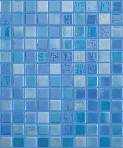 lux squares glass mosaic 1x1 light blue lux squares