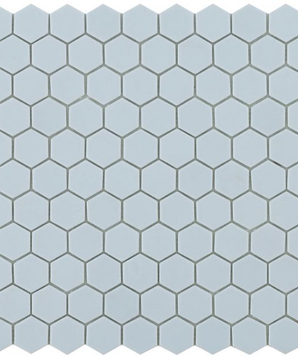 nordic hexagon glass mosaic 1 4x1 4 light grey nordic hexagon glass mosaic