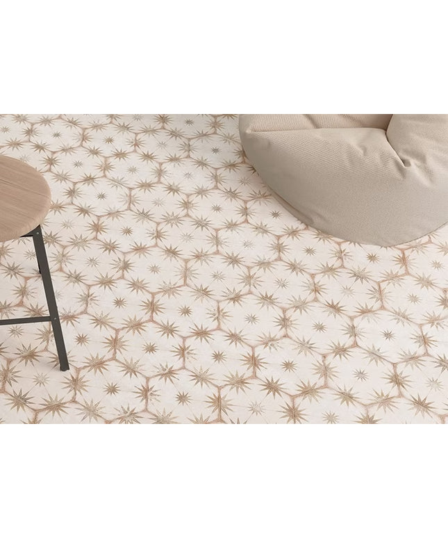 Lilya Porcelain Tile Matte Hex 8x9