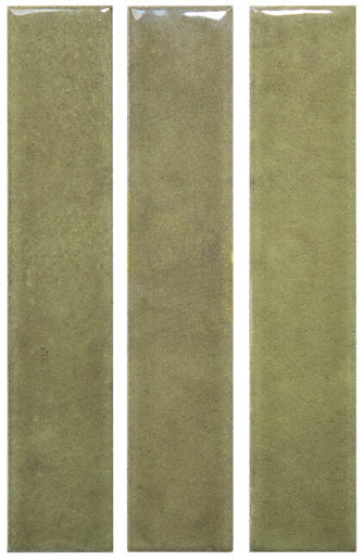 Glossy green subway tile with smooth finish for kitchen backsplash or bathroom walls