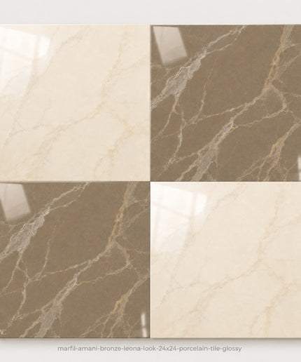 Leona Look Checkerboard Porcelain Tile 24x24