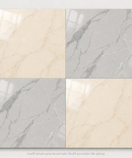Leona Look Checkerboard Porcelain Tile 24x24