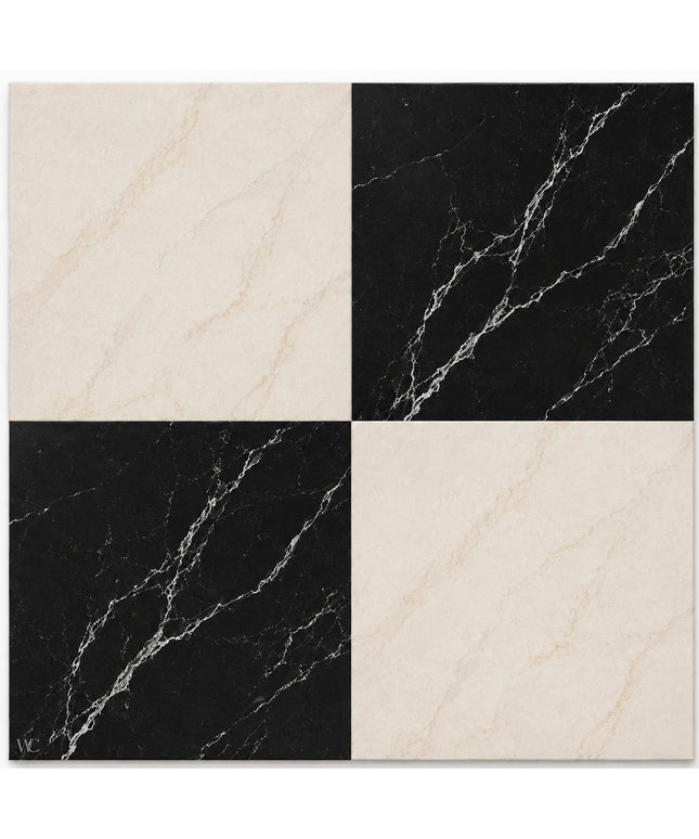 Leona Look Checkerboard Porcelain Tile 24x24