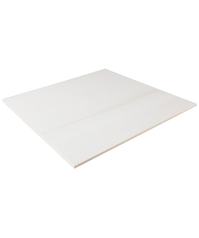 White sheet of paper on a white background