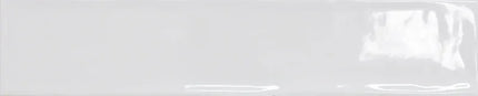 Glossy white rectangular tile, ideal for kitchen backsplash, bathroom, or shower walls.