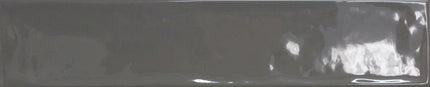 Glossy rectangular gray ceramic tile for kitchen backsplash or bathroom walls