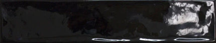 Glossy black rectangular ceramic tile for backsplash, bathroom, or shower walls