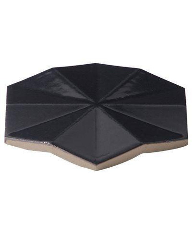 ogassian hexagon metallic glaze porcelain tile 3d 6 