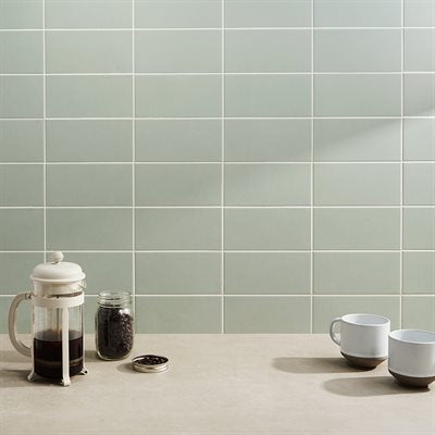 mineral green wall tile 4x8