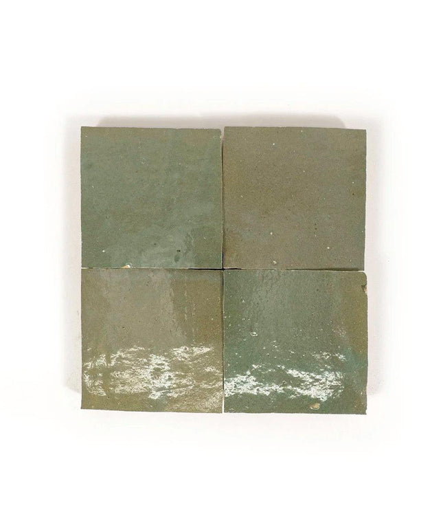 mint tea 4x4 zellige tiles