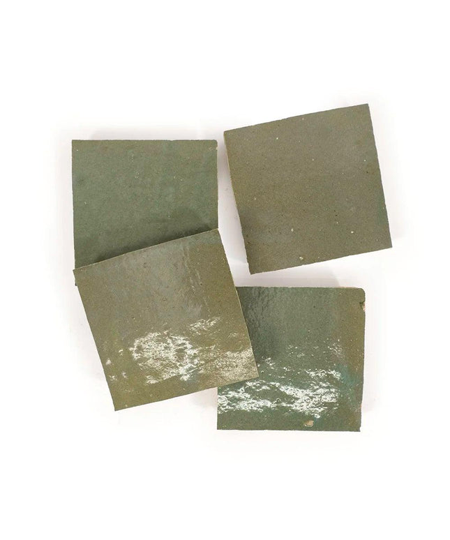mint tea wall 4x4 zellige tiles