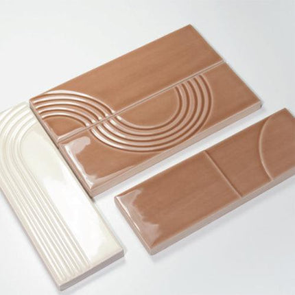glow decor ceramic field tile gloss 2x6 3 Glow Decor Caramel