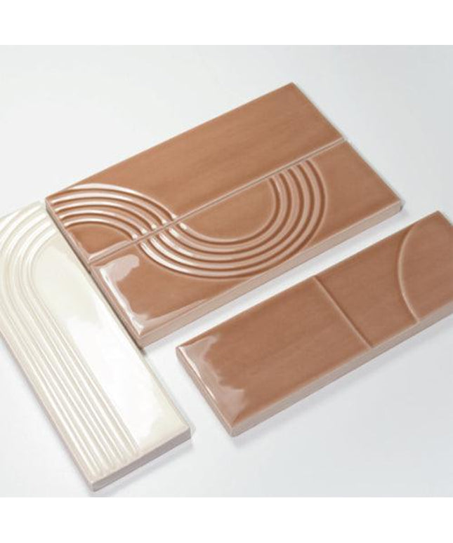 glow decor ceramic field tile gloss 2x6 3 Glow Decor Caramel