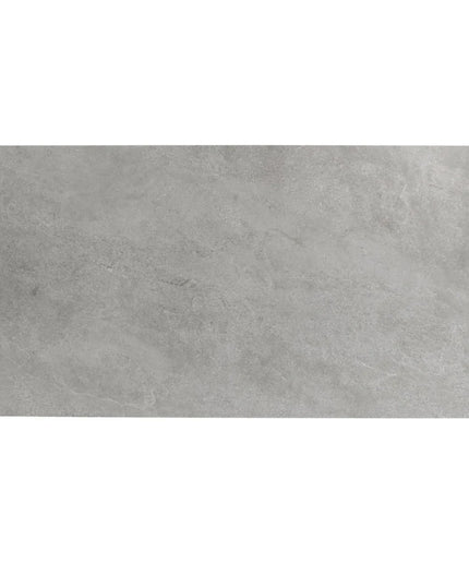 Rectangular gray tile on a white background