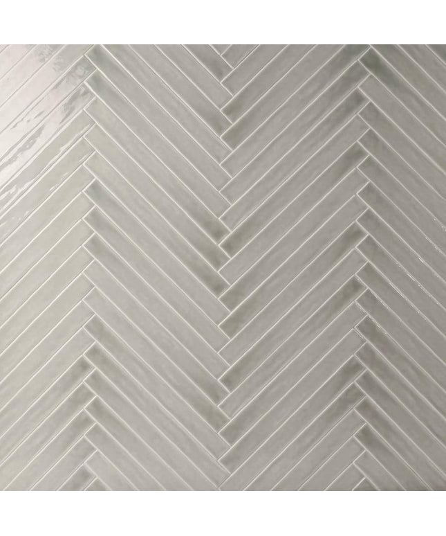 moss 2x20 herringbone tile