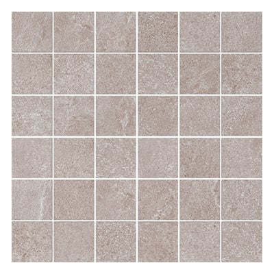 motley limestone look porcelain mosaic tile 2x2 Caramel Brown