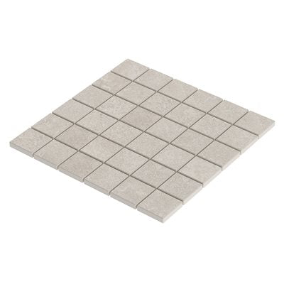 motley limestone look porcelain mosaic tile 2x2 