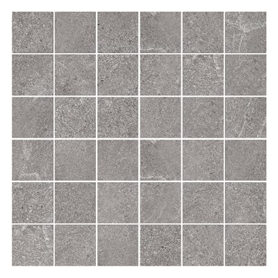 motley limestone look porcelain mosaic tile 2x2 