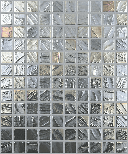 arts squares glass mosaic tile 1x1 antartica