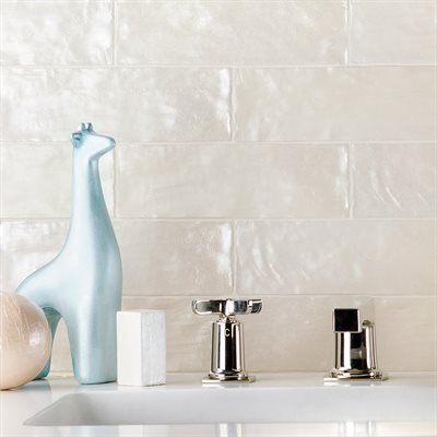 myorka cream subway tile 2x8 wall