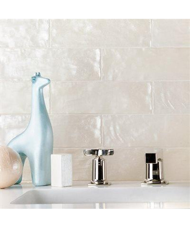 myorka cream subway tile 2x8 wall