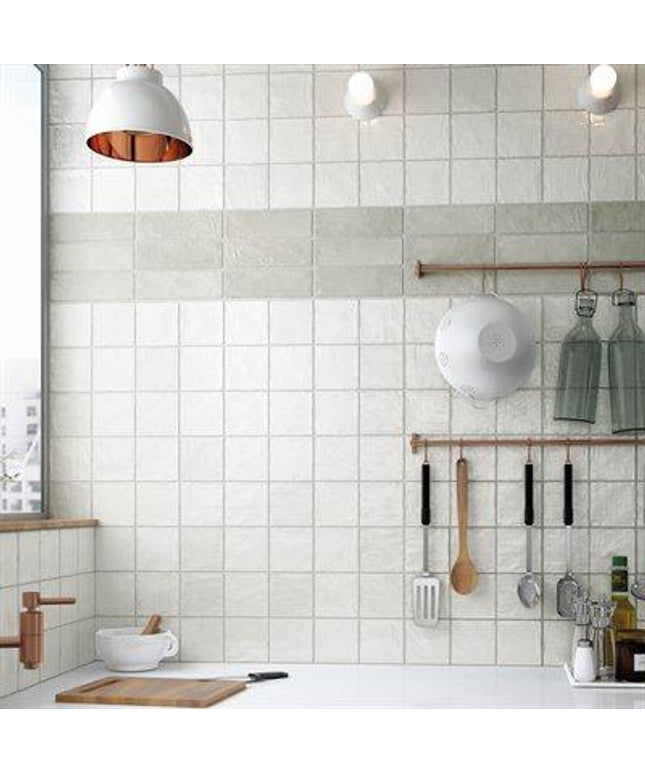 myorka grey subway tile 2x8 wall
