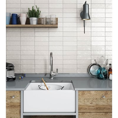 myorka white subway tile 2x8 wall