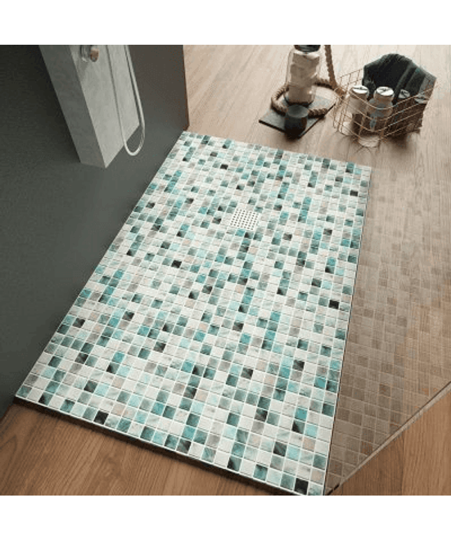 nature matte squares glass mosaic tile 