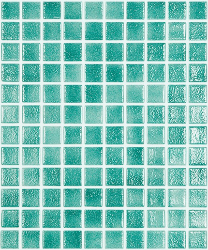 niebla squares glass mosaic 1x1 niebla verde turquesa