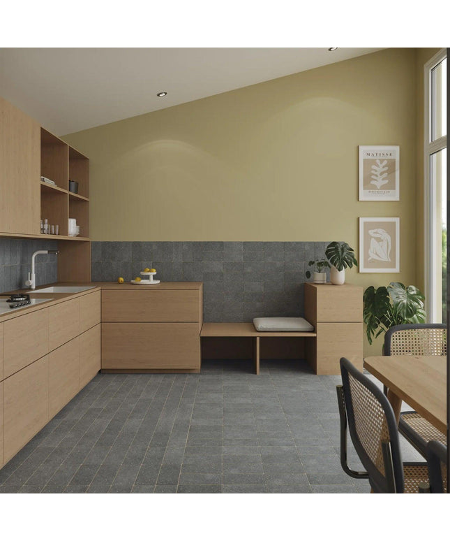halo stone look porcelain tile 4 3x8 6 Night