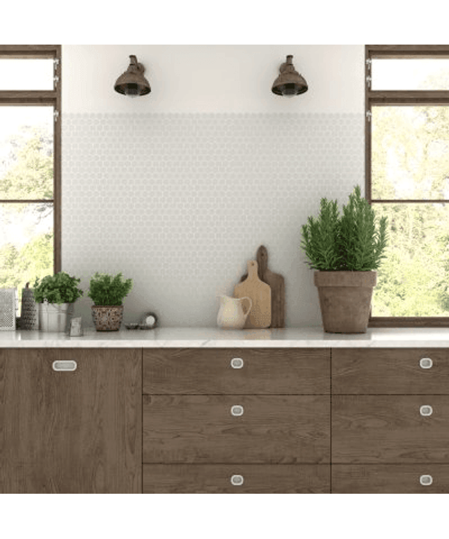nordic hexagon glass mosaic 1 4x1 4 