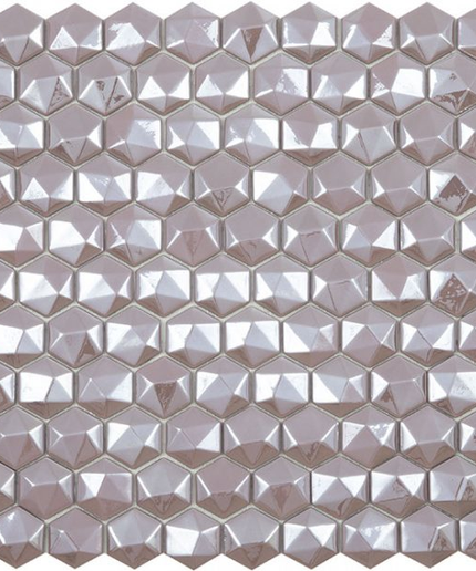 diamond hexagon glass mosaic 1 4x1 4 turquesa diamond hexagon