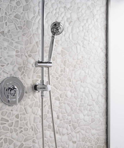 Oasis pebble frosted glass mosaic tile