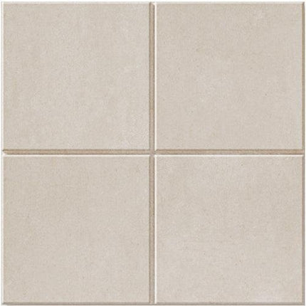 raster porcelain tile squares matte 6x6 Off White