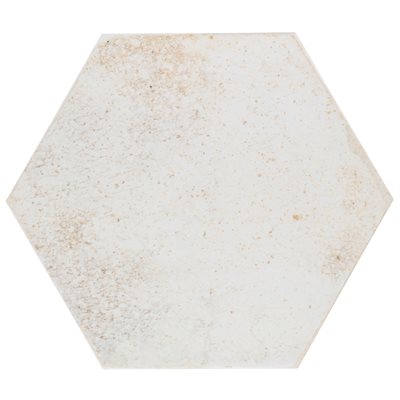 oken white 9x10 tile hexagon