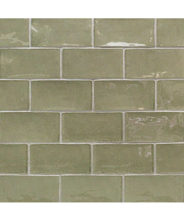 olive 3x6 wall tiles kitchen