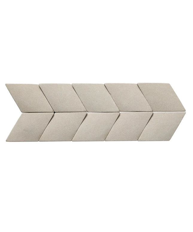 island stone paragon sandstone mint honed chevron