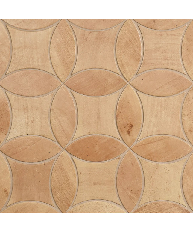 peach-terracotta-3x8-petal-6x6-tile-Chamartin