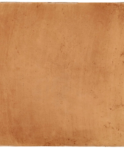 Square peach terracotta tile with natural texture, 9x9 inch for floor or backsplash
