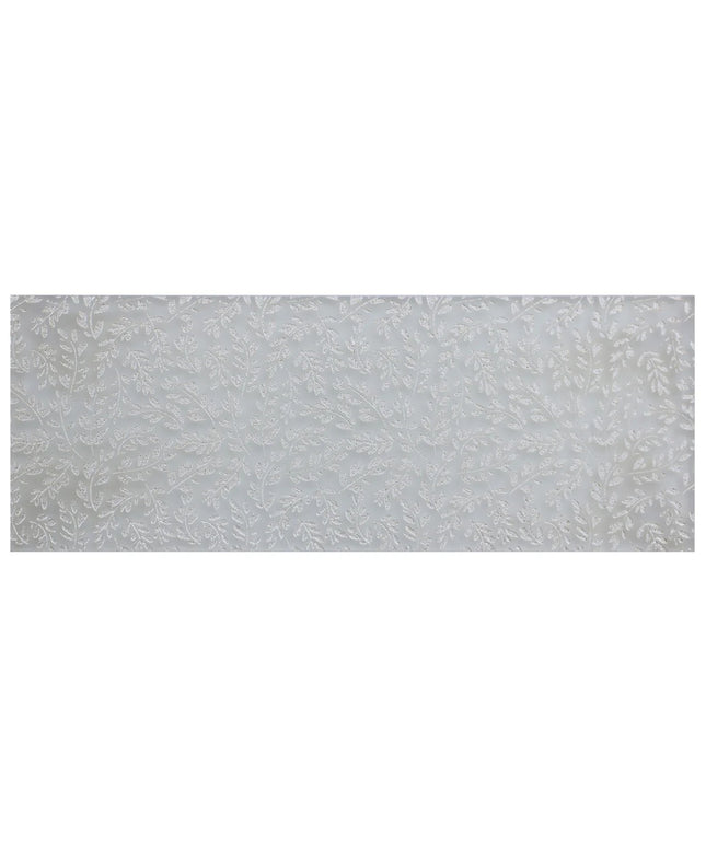 frosted glass tile pearl flowers