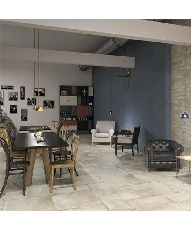 caruso travertine look porcelain tile matte 12x24 