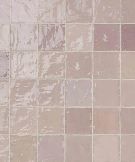 pink 4x4 ceramic glazed tile