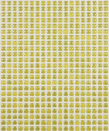 pearl dots glass mosaic 5x 5 pistacho pearl dots