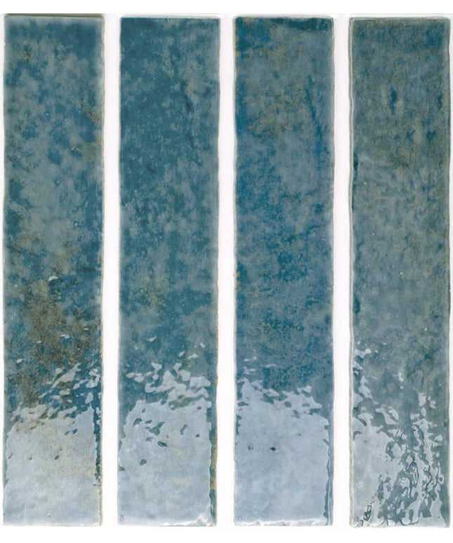 potters ceramic tile glossy 2x10 Prusian